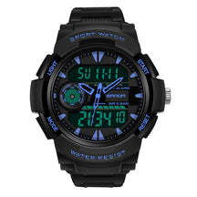 Sanda esporte relógio digital masculino natação 50m à prova dwaterproof água multifuncional militar led eletrônico relógio de pulso relogio masculino