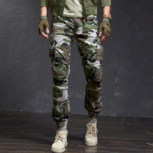 Moda de alta qualidade magro camuflagem casual tático calças carga masculino streetwear harajuku corredores roupas masculinas camo