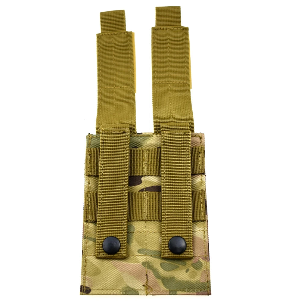 Molle tático 9mm mag bolsa pistola revista titular para placa transportadora colete duplo carregador bolsa caça e equipamentos acessório