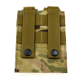 Molle tático 9mm mag bolsa pistola revista titular para placa transportadora colete duplo carregador bolsa caça e equipamentos acessório