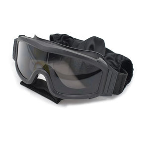 Óculos táticos com 3 lentes, óculos de combate, airsoft, paintball, proteção ocular para cs wargame, motocicleta, caminhadas