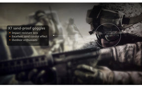 Margarida óculos tático óculos de sol dos homens 4 lente kit masculino jogo de guerra óculos para esporte ao ar livre caminhadas tiro