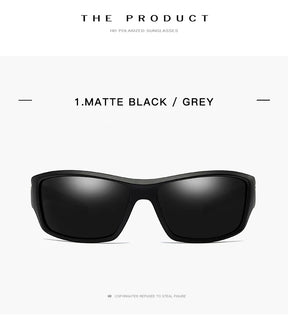 Moda À Prova De Vento Óculos De Sol Polarizados Homens Marca Designer De Viagem Masculino Espelho Óculos De Sol Condução Anti-UV Oculos De Sol Masculino