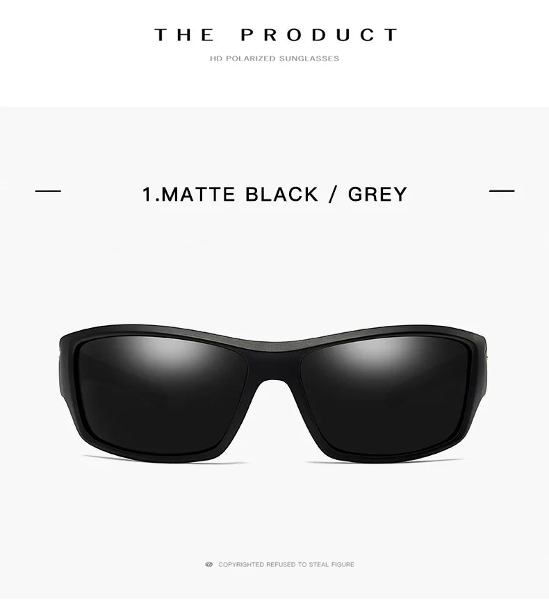 Moda À Prova De Vento Óculos De Sol Polarizados Homens Marca Designer De Viagem Masculino Espelho Óculos De Sol Condução Anti-UV Oculos De Sol Masculino