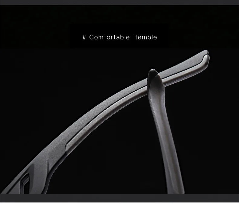 Moda À Prova De Vento Óculos De Sol Polarizados Homens Marca Designer De Viagem Masculino Espelho Óculos De Sol Condução Anti-UV Oculos De Sol Masculino