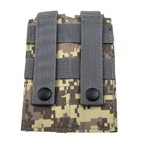 Molle tático 9mm mag bolsa pistola revista titular para placa transportadora colete duplo carregador bolsa caça e equipamentos acessório