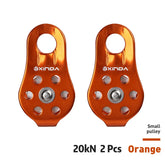 Polia de escalada xinda, placa lateral fixa, polia de polia única, ferramenta de sobrevivência ao ar livre, alta altitude, equipamento de transporte transversal