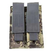 Molle tático 9mm mag bolsa pistola revista titular para placa transportadora colete duplo carregador bolsa caça e equipamentos acessório