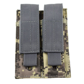 Molle tático 9mm mag bolsa pistola revista titular para placa transportadora colete duplo carregador bolsa caça e equipamentos acessório