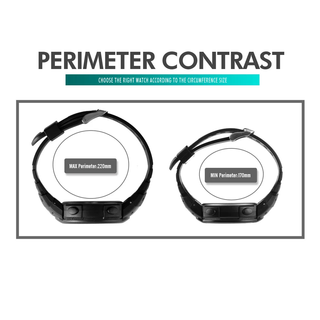 Skmei relógio do esporte ao ar livre 100m relógio digital à prova d' água dos homens moda levou luz cronômetro relógio de pulso reloj hombre dos homens