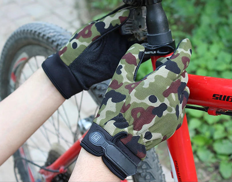 Luvas de pesca verão respirável luvas de equitação ao ar livre homem senhora luz bicicleta antiderrapante luvas dedo cheio sem dedos