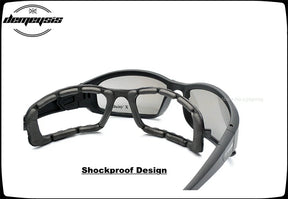 Margarida óculos tático óculos de sol dos homens 4 lente kit masculino jogo de guerra óculos para esporte ao ar livre caminhadas tiro