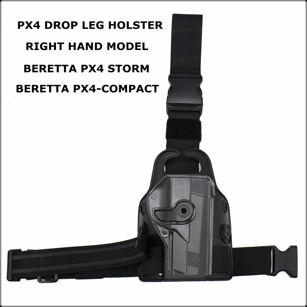 Tactical Bereta PX4 Case, Paintball Equipamentos, Tempestade, 360 ° Cant ajustável com Revista Duplo Bolsa