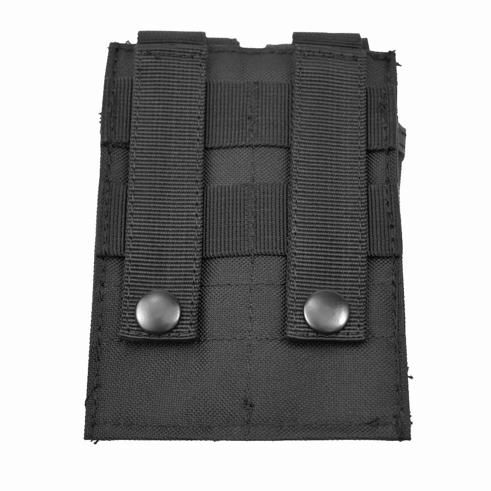 Molle tático 9mm mag bolsa pistola revista titular para placa transportadora colete duplo carregador bolsa caça e equipamentos acessório