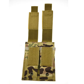 Molle tático 9mm mag bolsa pistola revista titular para placa transportadora colete duplo carregador bolsa caça e equipamentos acessório