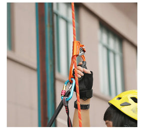 Escalada ao ar livre SRT Mão Ascender Dispositivo Montanhista Handle Ascender Mão esquerda e direita Equipamento de escalada Ferramentas de corda