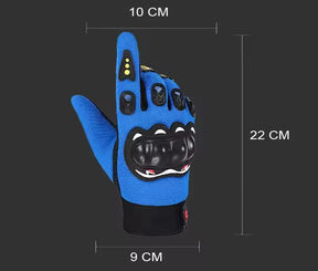 Luva Tática Dedo Cheio com Proteção para Uso Outdoor