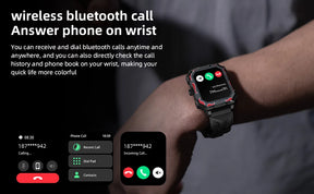 LOKMAT-Oceano Max esporte relógio inteligente, navio emblemático, impermeável, Fitness Tracker, chamadas BT, freqüência cardíaca, sangue, monitor de oxigênio, novo