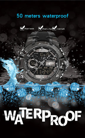 Relógio militar dos homens Sanda, g estilo, marca, esportes, led, digital, 50m, à prova d'água, s choque, para homens