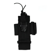 Bolsa tática para walkie talkie, bolsa de rádio molle, pochete de cintura de nylon, bolsa com pingente de bolso, acessórios de caça