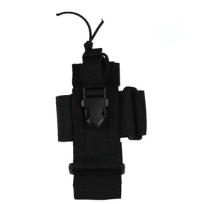 Bolsa tática para walkie talkie, bolsa de rádio molle, pochete de cintura de nylon, bolsa com pingente de bolso, acessórios de caça