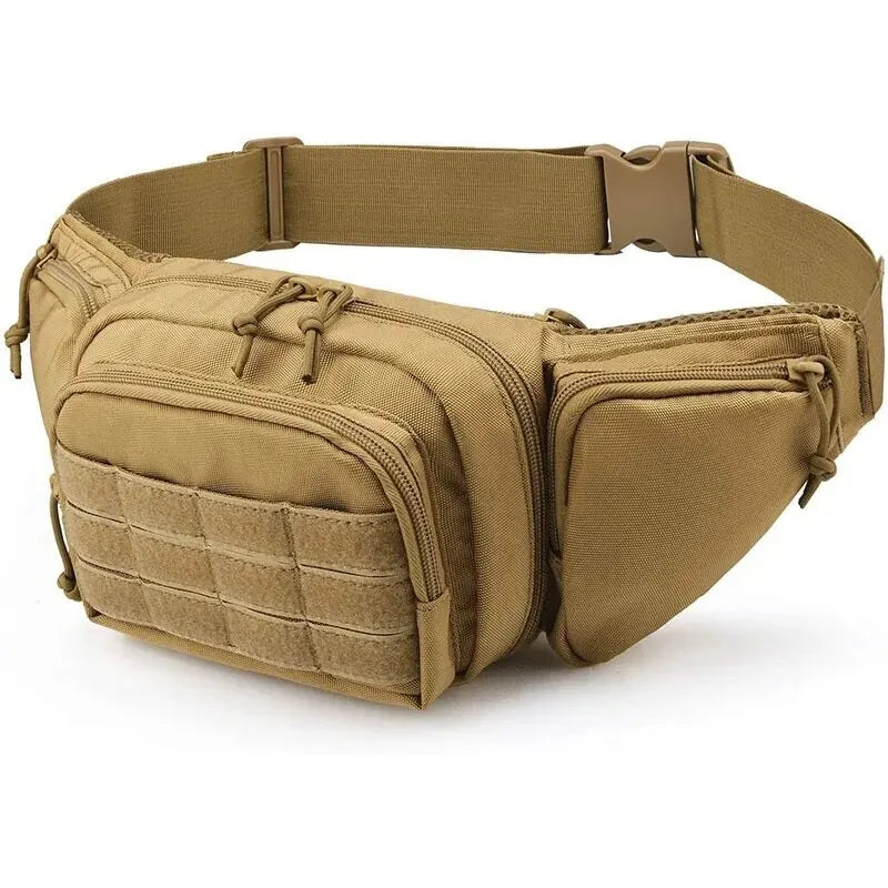 Pacote de cintura tático para homens, Nylon Body ypack, Bolsa telefônica para caminhadas, esportes ao ar livre, Armygreen, caça, escalada, cinto de acampamento, sacos de airsoft CS