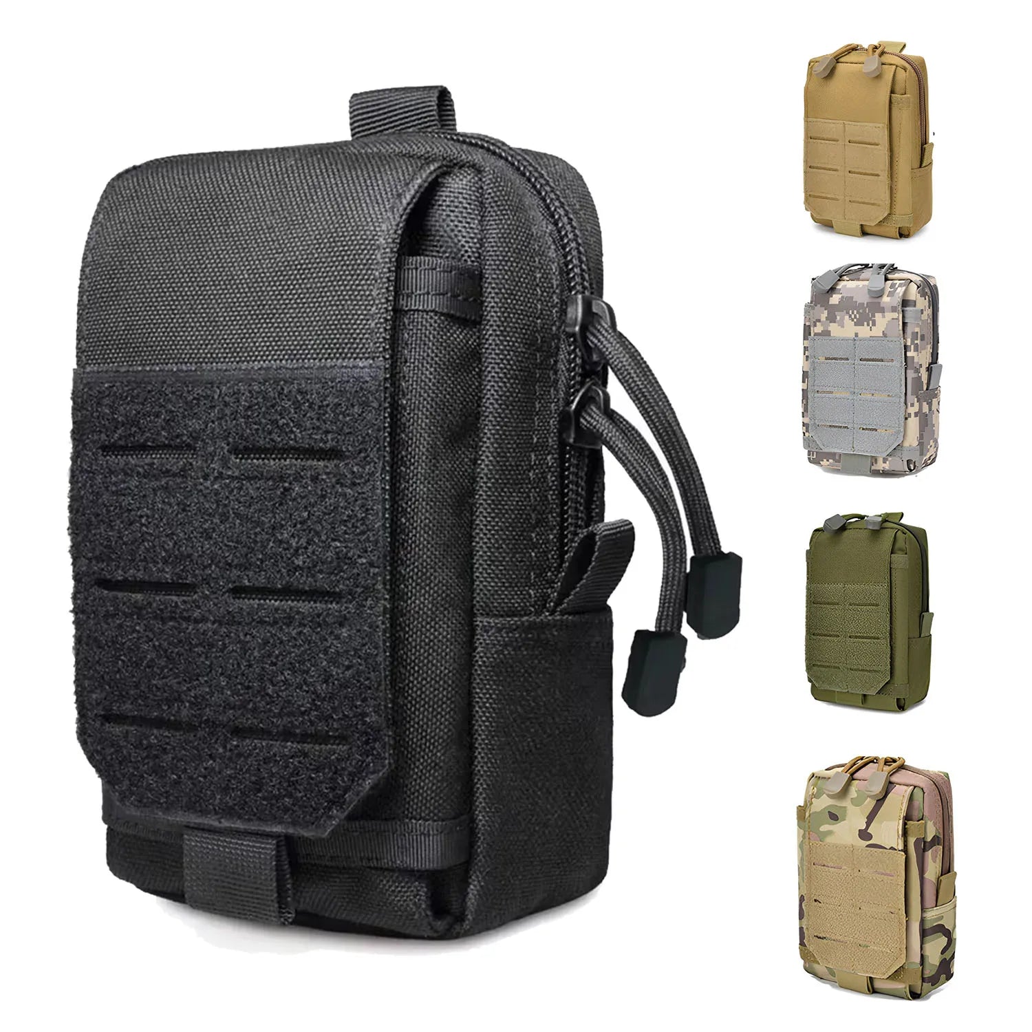 Bolsa de cintura Molle tática para homens, EDC Tool Pouches, Utility Gadget Organizer Vest, Fanny Pack, Mobile Phone Case, Bolsa, ao ar livre