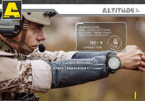 North edge esporte masculino relógio digital horas correndo natação militar do exército relógios altímetro barômetro bússola à prova dwaterproof água 50m