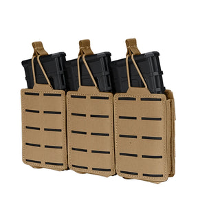 IDOGEAR Tático LSR 556 Mag Bolsa Triplo Mag Carrier MOLLE Bolsa Corte a Laser 3567