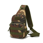 Ao ar livre tático camuflagem chaleira pacote de peito sacos dos homens caminhadas mochila náilon caça pesca molle exército trekking bolsa ombro