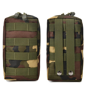 600D Oxford Outdoor Bag EDC Molle Ferramenta Zíper Acessórios de cintura Cinto durável Bolsa de camuflagem Airsoft