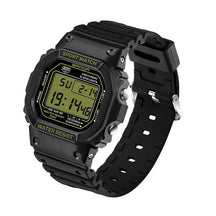 SANDA-G Style Relógio Militar para Homens e Mulheres, Resistente À Água, Relógios Esportivos, Quadrado LED, Relógios de Pulso Digitais, Presente Casal, Moda