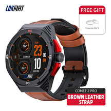 Lokmat-cometa 2 pro relógio inteligente, à prova d'água, com bluetooth, rastreador de fitness, freqüência cardíaca, mensagem, por telefone