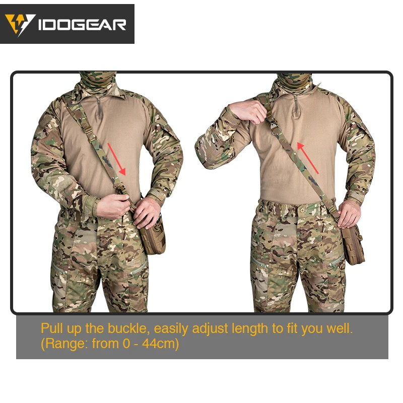 IDOGEAR Tactical R-ifle Slingster 2 Pontos Caça Quick Pull Ranger Verde 3428