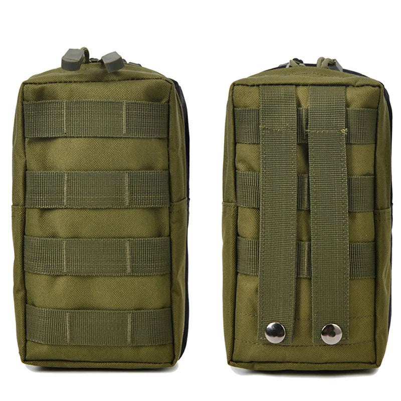 600D Oxford Outdoor Bag EDC Molle Ferramenta Zíper Acessórios de cintura Cinto durável Bolsa de camuflagem Airsoft