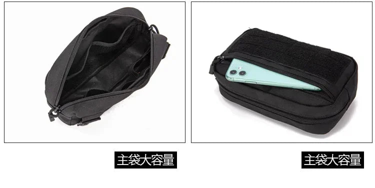 Molle tático edc bolsa kit de primeiros socorros bolsa de telefone celular titular pacote cintura emergência emt ferramenta utilitária malotes sacos caça