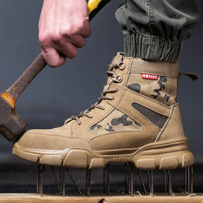 2023 tênis de trabalho masculino sapatos indestrutíveis sapatos de segurança de trabalho com biqueira de aço à prova de punctura sapatos de proteção de segurança masculinos