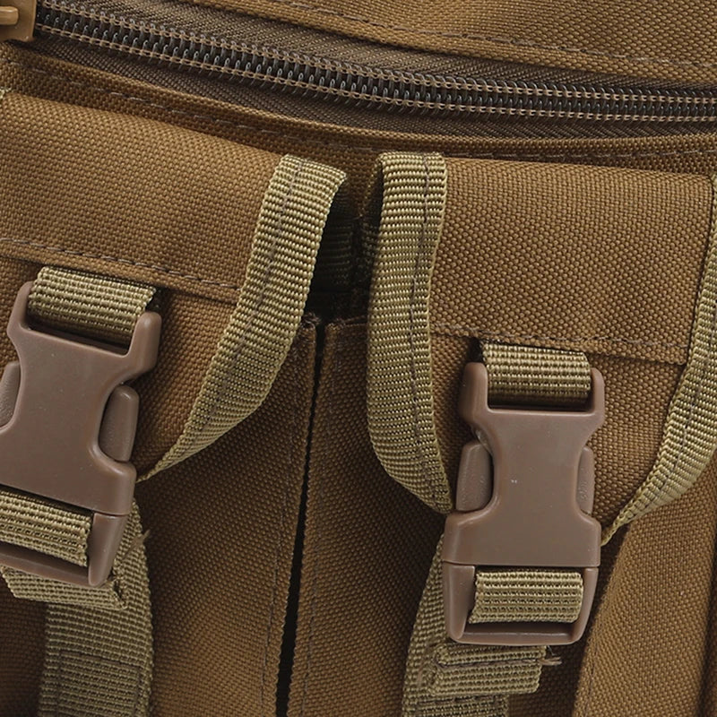 Pochete de nylon à prova d'água, masculina, tática, militar, exército, cintura, caminhadas, acampamento ao ar livre, cinto de ombro, esporte, bolsas de peito