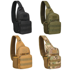 Ao ar livre tático camuflagem chaleira pacote de peito sacos dos homens caminhadas mochila náilon caça pesca molle exército trekking bolsa ombro