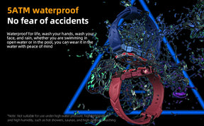 LOKMAT-Oceano Max esporte relógio inteligente, navio emblemático, impermeável, Fitness Tracker, chamadas BT, freqüência cardíaca, sangue, monitor de oxigênio, novo