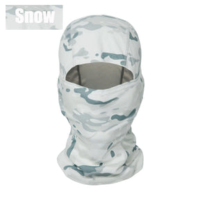 Balaclava Tático Multicam, Máscara Facial Completa, Capa Escudo, Chapéu De Ciclismo E Caça, Cachecol De Camuflagem