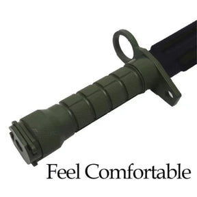 Faca de borracha modelo de treinamento militar entusiastas táticos faca de combate moddle treinamento bainha faca modelo brinquedo m9