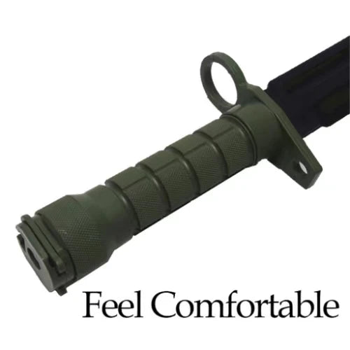 Faca de borracha modelo de treinamento militar entusiastas táticos faca de combate moddle treinamento bainha faca modelo brinquedo m9