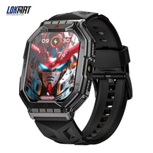 Lokmat oceano 3 pro esporte relógio inteligente robusto fitness à prova dwaterproof água smartwatches monitor de freqüência cardíaca relógio tela toque completo