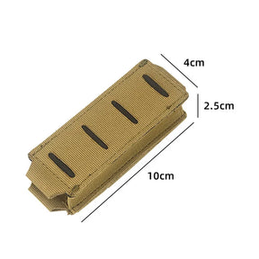 Molle 9mm bolsa de revista ao ar livre único mag titular universal corte a laser lanterna bolsa faca bolso caça engrenagem