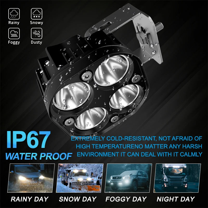 3 Polegada led holofotes de trabalho 12v 24v pod luzes faróis para motocicletas inundação led barra luzes nevoeiro para carro caminhão 4x4 fora da estrada atv
