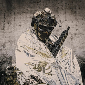 Rinoceronte resgate 210*160cm cobertor de sobrevivência de emergência ao ar livre primeiros socorros térmico quente calor espaço folha siliver