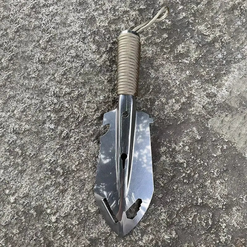 Pá Pinic portátil para acampar, Artilharia multifuncional, Equipamento de sobrevivência ao ar livre, Garden Tool, Caminhadas e Viajando