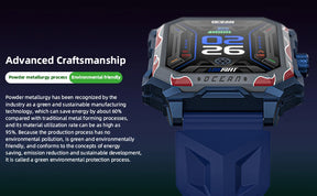 LOKMAT-Oceano Max esporte relógio inteligente, navio emblemático, impermeável, Fitness Tracker, chamadas BT, freqüência cardíaca, sangue, monitor de oxigênio, novo