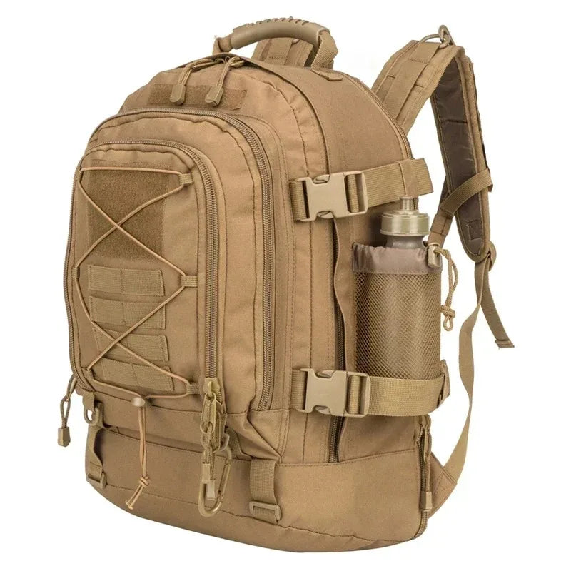 Mochila tática para homens 60l molle assalto mochila resistente à prova dwaterproof água grande capacidade bug out saco para caminhadas acampamento caça